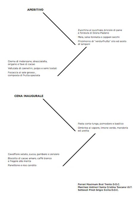 Galleria fotografica











Lo staff del Refettorio Gastromotiva









Matteo Renzi, Davide Oldani e Giancarlo Lunelli un paio di giorni fa, a Rio









In libreria dal 9 agosto i(e oggi in edicola) anche il nuovo libro di Oldani per i Giochi Olimpici: parla di cucina, cibo, salute e benessere









Casa Italia a Rio









David Hertz e Massimo Bottura









Bottura con David Hertz









La cena inaugurale di Casa Italia a Rio






