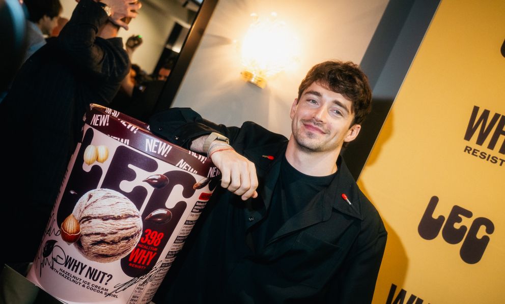 Abbiamo assaggiato LEC, il nuovo gelato di Charles Leclerc... contro i sensi di colpa