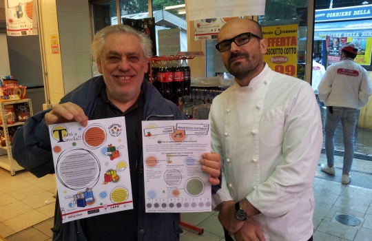 Galleria fotografica






Fabio Baldassarre al mercato Prealpi








Fabio Barbaglini fa la spesa al mercato Morsenchio per l'iniziativa Cuoco sociale





