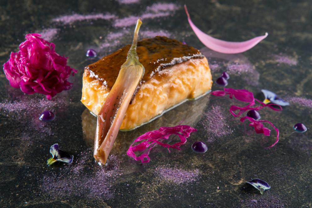 Photogallery






Together with the celebration, the report of a recent dinner at Imago inside hotel Hassler, with chef Francesco Apreda, much appreciated at Identità both professionally and as a person. As we said on the Guida Identità Golose 2017, "if you think about it, it’s a nice paradox: in the Eternal City, from the 6th floor of hotel Hassler, there’s a talented chef from Campania who makes you travel around the world for a few hours. There’s enough to make you forget the stereotype according to which Rome is so full of history it’s just concentrated on itself, and thus provincial". (Carlo Passera)









We start with Celeriac, peppers and ginger; Daikon with yuzu and black truffle; Radish with lime and gin: all in osmosis. There’s technique at the service of the creative mind, resulting in a debut that prepares the palate whetting the appetite. Followed by Egg in tempura, lime and fig mustard: delicious without trying hard to please









Foie gras and scones, Sweet Rain blend (2015): this, like most of the dishes by Apreda, is characterised by the blend of spices that originate from the chef’s long experience around the world (see also: I Sapori di Viaggio di Apreda). It was part of the "menu 10 anni"









Apreda with his blends. As we mentioned, the chef "interacts with the client, mixes territories and stories, draws from his experience in every continent and sums this up in spicy inspiration: he may add Napoli, Mumbai, and so on (he studied and defined a total of six aromas, each with a precise geographic origin: so it’s enough to add a pinch of London or New York. Your taste buds will be thankful "). The next dish, among the new ones in the menu, is truly fantastic: Seafood vegetable minestrone. One of the best, in a tasting menu that always has the highest quality. In this case potatoes, onion, celery, baby spinach, leek and parmigiano wafer meet a seafood broth made with kombu seaweed









Mozzarella di bufala INConsistenza, scapece di appiccatelli vesuviani, another voluptuous dish in the menu. Different textures of mozzarella (as a film, dehydrated, in a mousse, a sauce, in pieces, in gel...) with a pinch of Napoli, yet in the sense of a mix of herbs recalling the city









Scallop shabu in a carpaccio, yuzu and black truffle, turning upside down the litany of a mollusc often overused in fine dining, making its taste once again interesting. The photo, however, is of the Breaded scallops, shitake and black truffle, from 2007, in the anniversary menu: the same applies. The scallops filled with buffalo milk mozzarella, truffle and celery leaves had a different breading, instead of the classic Milanese style (breadcrumbs and flour) there’s now panko (Japanese breadcrumbs) and dry Indian rice flakes, while the sauce is made richer with shitake mushrooms: the dish, thus assembled, is served with a broth on the side, so as to enhance its textures. This is also Roberto E. Wirth’s favourite dish









Octopus and seaweeds, roots and Uma-Mia blend (2016): as in the case of the scallops, Apreda is never banal









The starters finish with a Tartare of prawns and veal tongue, puntarelle and ponzu









This is a great classic of the chef, deservingly celebrated: Cappellotti Double Umami (Blend Spicy Bomba-y). A contrast of temperatures: the filling of the pasta, made with parmigiano and katsuobushi, is hot, while the broth, made with tuna and double malt beer is cold. Trenette with shiso pesto, squilla mantis and potatoes and Risotto with red onion and foie gras, spicy powdered coffee, two new dishes









In the anniversary menu, there was a different risotto: Risotto cacio pepi e sesami, from 2012 (he added pecorino water, made by blending pecorino in hot water, then placing the mixture in the fridge: the fat solidifies on top, the proteins fall below while in the centre there’s the water in which they cook the risotto)...









... Capellini garlic oil chilli pepper and smoked eel, from 2008: cocoa was used in the past, while he now uses only cocoa beans adding a bitter taste. The chef smokes the eel himself






