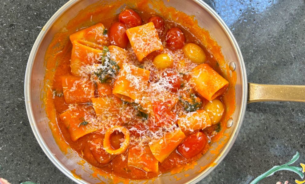 I Paccheri alla Vittorio scendono a Sud: omaggio di Daniele Lippi al piatto iconico