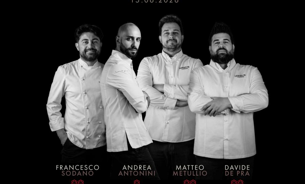 Tre gran cucine d’autore all’Imàgo: la cena firmata Antonini, Sodano, Metullio-De Pra