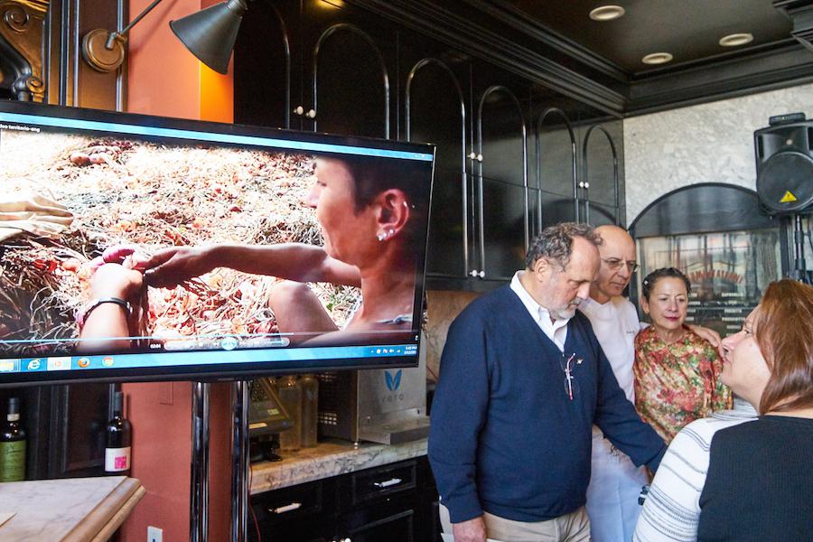 Photogallery









































Franco Pepe with writer and journalist Michael Krikorian. Photo by Luciano Furia



















Michael Krikorian









Sarah Clarke, general manager and beverage director at Osteria Mozza in Los Angeles, with Paolo Marchi. Photo by Luciano Furia









Nancy Silverton and Franco Pepe. Photo by Luciano Furia





























Franco Pepe wearing the Ambasciatori del Gusto uniform. Photo by Paolo Marchi









Salvatore Vigliotta (to the right, white jacket) toasts with Rayn Denicola, chef at Mozza. Photo by Luciano Furia









Souvenir photo with the team at Mozza and Franco Pepe. Photo by Luciano Furia


































Denis Dello Stritto, ex chef at Four Seasons in Los Angeles, will be the new restaurant manager at Eataly when they’ll open in the City of Angels in the autumn. Photo by Luciano Furia









The famous Margherita Sbagliata, an emblem of Franco Pepe. Photo by Luciano Furia



















Sole nel piatto is ready to be served. Photo by Luciano Furia









A slice of Sole nel piatto









La Scarpetta, a pizza Franco Pepe created so that guests can use the edge to collect the extra sauce from the plate. Photo by Luciano Furia









A slice of Scarpetta completed with slices of Grana Padano



















Breakfast, the latest born, not yet in the menu at Pepe in grani. It has egg in the middle, surrounded by pancetta. Photo by Paolo Marchi






