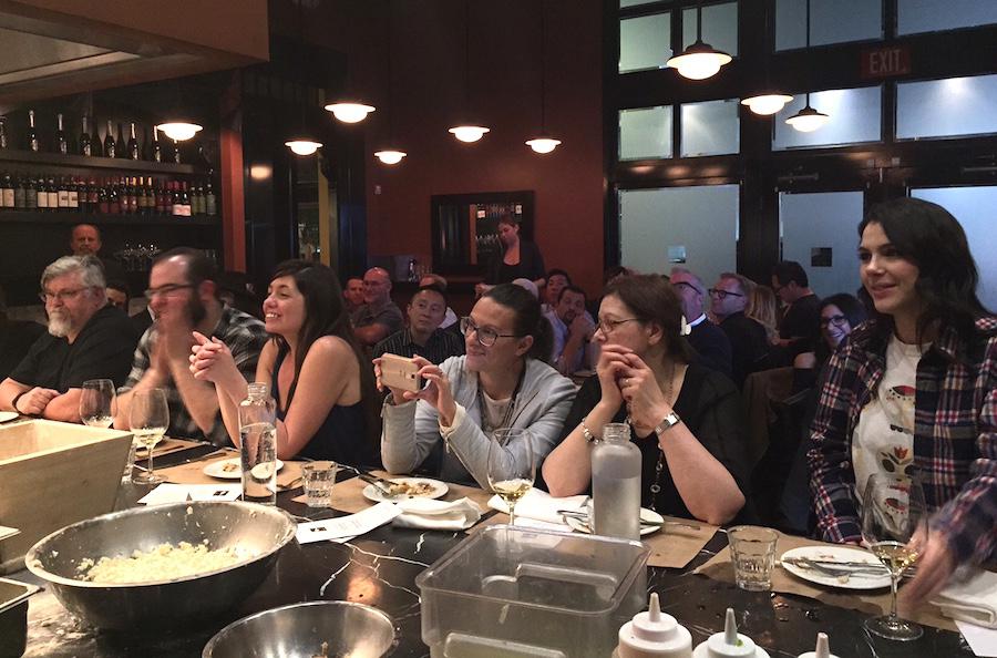 Photogallery









































Franco Pepe with writer and journalist Michael Krikorian. Photo by Luciano Furia



















Michael Krikorian









Sarah Clarke, general manager and beverage director at Osteria Mozza in Los Angeles, with Paolo Marchi. Photo by Luciano Furia









Nancy Silverton and Franco Pepe. Photo by Luciano Furia





























Franco Pepe wearing the Ambasciatori del Gusto uniform. Photo by Paolo Marchi









Salvatore Vigliotta (to the right, white jacket) toasts with Rayn Denicola, chef at Mozza. Photo by Luciano Furia









Souvenir photo with the team at Mozza and Franco Pepe. Photo by Luciano Furia


































Denis Dello Stritto, ex chef at Four Seasons in Los Angeles, will be the new restaurant manager at Eataly when they’ll open in the City of Angels in the autumn. Photo by Luciano Furia









The famous Margherita Sbagliata, an emblem of Franco Pepe. Photo by Luciano Furia



















Sole nel piatto is ready to be served. Photo by Luciano Furia









A slice of Sole nel piatto









La Scarpetta, a pizza Franco Pepe created so that guests can use the edge to collect the extra sauce from the plate. Photo by Luciano Furia









A slice of Scarpetta completed with slices of Grana Padano



















Breakfast, the latest born, not yet in the menu at Pepe in grani. It has egg in the middle, surrounded by pancetta. Photo by Paolo Marchi











