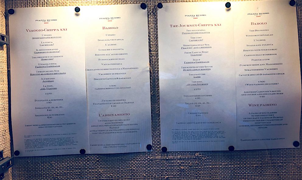 L'omaggio di Enrico Crippa al Barolo