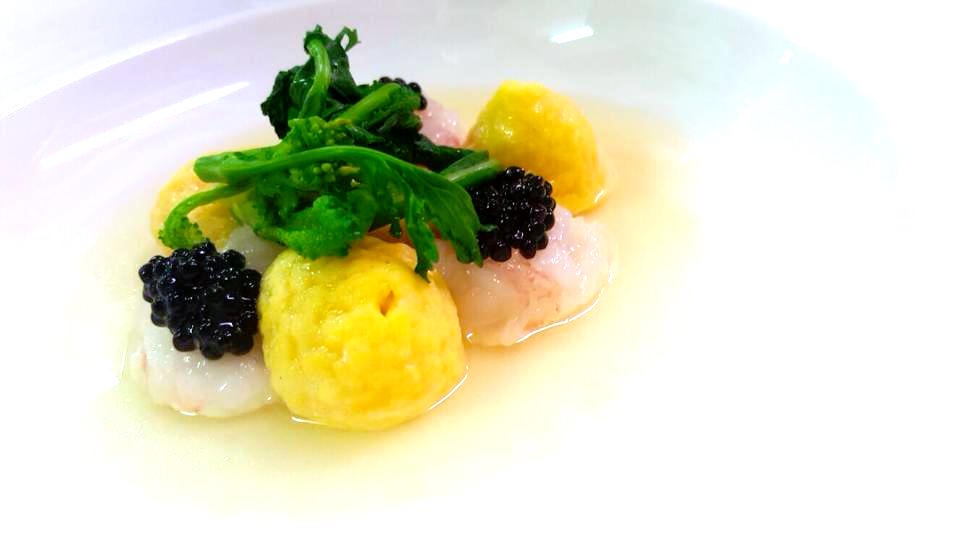 Photogallery






Mario Cornali, Collina, Almenno San Bartolomeo (Bergamo)

Stewed snails from Almenno, fumet of powdered corn from Prato – This dish is the consequence of the meeting with Andrea Togni, a young snail breeder from Almenno. I was inspired by the fact that I had an organic snail farm only two kilometres from home









Antonio Cuomo, Hostaria del Relais San Lorenzo, Bergamo

Dreaming… Cesar salad – We’ve rebuilt a great classic by changing all its textures, with water of Parmigiano, iceberg salad ice cream and confit tomato mousse









Giuliano Pellegrini, Lio Pellegrini, Bergamo

Salad with tripe, tuna, fried polenta, cucumber and white beans from Soragna – Tripe is a dish I wanted to change because I always had a good memory of it. My grandmother Alice made an excellent tripe stew...









Antonio Borruso, Umami, Bormio (Sondrio)

Neve al sole [Snow in the sun] – A dessert uniting saffron, litchi and a white chocolate mousse









Enrico and Roberto Cerea, Da Vittorio, Brusaporto (Bergamo)

Steamed king crab with hazelnut praliné and bottarga – An intriguing and delicious dish, where the white and reddish meat, firm and as sweet as honey, is finely matched by the sapidity of bottarga, much rougher and stronger. All this paired with the fattiness and crispiness of the best hazelnut in the world, the tonda gentile from Cortemilia









Nadia and Giovanni Santini, Dal Pescatore, Canneto sull'Oglio (Mantua)

Mountain potato cream with poached eggs, tuna bottarga, asetra royal caviar and capers – A great dish from Dal Pescatore’s tradition yet conceived and prepared by the new generation in the kitchen, that is to say by Giovanni Santini – photo by Culinaire Saisonnier-Dirk Kerstens









Enrico Bartolini, Devero, Cavenago di Brianza (Monza Brianza)

Risotto Arlecchino – Sauce below, rice on top. A return to the Baroque with a modern interpretation









Daniel Facen, Anteprima, Chiuduno (Bergamo)

Tuna salad with sour egg, purple potatoes and olive oil – It’s like a Salad Niçoise in which the tuna is seared and then cooled in water and ice. The purple potatoes have different textures, in pieces, as a small purée and dehydrated. The tomatoes are confit, the French beans are cooked with ultrasounds, the egg in vinegar and the oil is in a sugar capsule, with anchovies from the Cantabrian Sea









Davide Oldani, D’O, Cornaredo (Milano)

Milanese style apple marrow – Because it represents the tradition of a Milanese “dish” but with the lightness of good modern cooking









Stefano Cerveni, Due Colombe, Corte Franca (Brescia)

Warm spaghetti, scampi, sweet paprika and Calvisius Tradition caviar – Luxury and flavour in a dish full of careful simplicity. The service temperature at 40°C enhances the aromas of and the pleasure to the highest level









Fabio Abbattista, Leone Felice de L'Albereta, Erbusco (Brescia)

Lavarello alla mugnaia, tofeee di cavolfiore e calamondino - This dish is today the most explicit declaration of my cuisine: after 2 years discovering the territory of Franciacorta and thanks to the special relationship developed with <strong>Ferdinando Soardi</strong>, a fisherman in Monte Isola, I chose to give voice to the extraordinary freshwater fish, in this case lavaret









Silvio Salmoiraghi, Acquerello, Fagnano Olona (Varese)

Stewed sturgeon – We love this dish made with sturgeon because it represents the use of freshwater fish in Italy. It’s a version of the sturgeon prepared in Ferrara









Riccardo Camanini, Lido 84, Gardone Riviera (Brescia)

Double buttons with ricotta, anchovies, lemon and turnips – This dish appeared in the menu two weeks ago: it is minimalistic, simple, clean. It offers the classic flavour of ricotta, lemon and anchovies but doesn’t play only with the roundness because it includes the “crispiness” of the turnips. These vegetables, by nature, have irregular fibres; this irregularity can thus be sensed when chewing, and it’s unusual. It’s a double button because it has one slice of turnip below and one on top, and in between there’s the button which is visible – between the translucent slices of turnip – and ready to burst in the mouth









Stefano Baiocco, Villa Feltrinelli, Gargnano (Brescia)

Piglet from Orvieto "alla diavola" – With a cream of wild herbs. The palate is intrigued by the fat and acid notes, the bitter leaves and the spicy touches, the soft and crispy parts...









Fabrizio Ferrari, Al Porticciolo 84, Lecco

Pache Felicetti, grilled scarpette, armoricaine sauce, puntarelle, dried sweet potato and powdered tarragon – Fireworks for the palate lasting all year long!









Alberto Buratti, Koinè, Legnano (Milan)

Rice spaghetti in cagnone – A local classic, cagnone becomes the seasoning for homemade rice spaghetti









Marco Ambrosino, 28 Posti, Milan

Chiajozza – Squilla mantis, oil aromatised with maritime pine tree, sea urchin ice cream, cabbage. A symbol of my origins (Chiajozza is the bay in Procida where I was born)









Vittorio Fusari, Al Pont de Ferr, Milan

Smoked eel from Cabras, daikon, beetroot essence and hazelnut brittle – A recipe from the new menu in which I wanted to enclose my themes. I choose an ingredient, namely eel from Cabras, which comes from sustainable farms, an important form of virtuous economic development. I then use the small agricultural products from the Parco Sud Milano, an agricultural format that is awakening, safeguarding land. Food is the first medicine and daikon is an emblem of this









Viviana Varese, Alice, Milan

Homage to Ángel León - Ángel León, Michelin starred chef from Andalusia, is the only chef in the world to have found the way to extract plankton. I’ve been at his restaurant in El Puerto de Santa Maria, near Cadiz, and his use of plankton when cooking inspired me so this “tribute” was born as a risotto with plankton with a very thick squid broth, a light aioli sauce, garnished with lime and fried squid. I’m proud of this dish because you can taste the sea, and then I discovered a new ingredient I didn’t know: plankton, which in Greek means "vagabond" because it is formed by those organisms that are passively moved by the currents and the waves. When we serve this risotto we used an underplate which is a microscope photo of plankton taken by two marine biologists, brothers Sardet, who are two experts in the field









Matteo Torretta, Asola, Milan

Beef maxi bon with pappa al pomodoro – An evocative dish, with childhood memories and tradition









Hirohiko Shimizu, Basara, Milan

Squid tagliatelle with red prawns, scallops, sea urchins, caviar with olive oil and yuzu juice – I was inspired by spaghetti with seafood. I wanted to make a dish only using raw fish









Guoqing Zhang, Bon Wei, Milan

General’s Zuo Zongtang chicken – A specialty from Hunan. It’s a chicken fried in its skin, seasoned with red chilli pepper (in Hunan they basically put chilli pepper everywhere), tofu marinated in Chinese wine, sugar, salt, abalone sauce and yellow bean sauce. Finally I toss it with sesame oil and garnish it with black sesame









Paolo Pivato, Bottega del Vino, Milan

<em>Cream of peas with burrata, mint and Patanegra fondue</em> – On a crispy and slightly sweet base of sliced toasted almonds, we place the pea cream which adds a velvety feeling. The mint and burrata give a note of freshness, the pea sprouts and the raw peas add a crispiness that recalls the almond base. Finally there’s the Patanegra fondue which gives a strong touch









Luca Pedata, Carlo e Camilla in Segheria, Milan

Le caramelle – Sweets made with ricotta, buffalo milk mozzarella, spinach, melted butter, candied ginger, chips of veal tongue and reduced cream with mace. Totò, sweets and laughter. Naples and its tongues. My grandmother and ricotta and spinach









Elio Sironi, Ceresio 7, Milan

Tamburello made with salmon and duck liver – It’s a daring match of two fats: sea and earth, which are very different elements, though when united they create a unique and delicate flavour; moreover, the citrus fruit zest, the acidity of the goat milk curdle and the slightly spicy sweetness of the mango chutney create an exciting contrast of flavours









Matias Perdomo, Contraste, Milan

<em>Ricchezza e Povertà</em> [Richness and poverty] – A Milanese-style <i>cassoeula </i>yet different. It is linked with the history of Via Meda 2, the location of <em>Contraste</em>, because it is said that a doctor used to live in this house, in the early Twentieth century, who would look after the poor. Once a week, he’d open the doors of his office to cure them and feed them. The dish is composed of a few coins made with gelatine of baked pork shoulder. They are served with a consommé of <em>cassoeula</em> on the side. When the consommé is poured, the coins melt, creating a unique mixture









Carlo Cracco, Cracco, Milan

Prawns from S. Margherita, pistachio from Bronte and turnip with coffee and orange – A recipe conceived with Luca Sacchi. It’s a version of the prawns which we hold very dear and we will probably present at Identità Milano too. North and South are enclosed in a dish from which we will never want to set us apart because it gave us plenty of emotions (for references, ask Massimo B.)









Fulvio Siccardi, Da Noi In del Magna Pars, Milan

Raw amberjack, seasonal vegetables, liquid Grana Padano, perlage of black truffle – Summing up, it’s the right meeting between sea, earth and Italian craftsmanship









Daniel Canzian, Daniel, Milan

Vegetarian savoury petit fours – The dish is composed of different concepts of savoury petit fours, including a broccoli tart, a cauliflower cream puff, a small cannolo with puff pastry and a mousse of parmigiana and pistachio, a Sicilian cannolo with ricotta, olives and tomatoes, cassata, caponata, tomato babà. This idea came from the desire of offering vegetables in a new appearance: fun, tasty and elegant. The goal is to create a selection of small, delicious and light pastries that look nice, taste nice and can suit all the palates of those looking for a surprise









Alice Delcourt, Erba Brusca, Milan

Camomile maltagliati, melted butter, seirass and toasted sunflower seeds – The maltagliati have camomile flowers in the dough, below, we put a cheese fondue. We make the melted butter also using camomile, and we serve this with seirass (a Piedmontese ricotta matured in hay) and toasted and salted sunflower seeds









Eugenio Boer, Essenza, Milan

Tagliatelle "lièvre à la royale" – A provocation, yet a comforting one, following Neoclassicism: a classic of the great French cuisine becomes the most classic Italian first course. A dish finely expressing and characterising my cooking – photo by Bob Noto









Keisuke Koga, Gong, Milan

Spoon Dim sum – It’s a selection of three ravioli: with sea bass marinated with umami, presented with a sea urchin sauce and garnished with a puntarella covered in gold; with smoked scallop and prawn, with an edamame sauce; with wagyū and black truffle, with a sauce of foie gras and duck broth









Andrea Alfieri, Il Chiostro di Andrea, Milan

Ravioli with semolina filled with pork bottaggio served on cabbage and lemon with jus of cassouela – We need to gradually rediscover the recipes from our territory, make them gentler and lighter by playing with ingredients and technique









Andrea Provenzani, Il Liberty, Milan

Tokyo-Milano – Spheres of risotto alla milanese, marrow and gremolata with ginger, sea weeds, coriander, mushrooms and sesame. A classic that has already been done in all sorts of way. This Asian contamination adds a different energy and plurality, I think it is modern and dynamic, but most of all good!









Alessandro Negrini and Fabio Pisani, Il Luogo di Aimo e Nadia, Milan

Raviolo with red mullet marinated with caraway with variegated radicchio from Castelfranco and almonds from Toritto – It’s a brand new recipe. A dish with plenty of sea flavours (we also use the entrails, very fresh), aromatised with caraway and enhanced by the other ingredients: the sweetness of the almonds, the aroma of the mandarin and the slightly bitter flavour of the variegated radicchio from Castelfranco, the freshness and fruitiness of the raspberry vinegar, which acts as a counterbalance for the marine note of the red mullet. It’s a complex dish, given all these flavours and aromas, but at the same time it’s a playful dish too, in which the guest can choose the order in which to taste the different preparations matched with the fish









Pietro Leemann, Joia, Milan

Madre Terra – A soft carrot and hazelnut cake with a beetroot and pea mousse, carrot and orange sorbet and violets from my garden. Good omens for a year full of changes, towards a healthier diet, respecting our dear planet, hosting us, and a renewed friendship with all beings, with one, two or more legs!









Haruo Ichikawa and Michele Biassoni, Iyo, Milan

Ika - Ika is the Japanese word for squid. We thought of making this dish because it perfectly suits the Japanese culinary taste, and it is also a perfect expression of the cutting technique usually used with it. The preparation’s sweetness is due to the so-called "fraying", which enhances its taste









Matteo Fronduti, Manna, Milan

Spaghetti, turnip tops, smoked herring and fresh horseradish – In the menu throughout the winter, or at least until the turnip tops last. Only three strong ingredients full of personality. I’m looking for a balance of strong flavours: managing the contrasts is fun. In the palate, in the end, it’s a pleasant punch. Like fights that bring no wounded









Massimiliano Masuelli, Masuelli San Marco, Milan

<em>Pan fried rice with saffron pistils and marrow jus </em>– A recipe born so as to find a use to the classic leftover risotto that used to be tossed in a very hot iron pan. A “recycled” dish served with a new identity









Giovanni Giberti, Pavé, Milan

Cream of dehydrated peas with cotechino from Piacenza and purple cabbage – A dish for the cold days. To warm you up and get closer to simple things









Cesare Battisti, Ratanà, Milan

Pike in a delicate marinade, its roe, spinach and watercress – Freshwater fish is a very important and precious rediscovery in our menu and listening to the fishermen from Lake Garda explaining how this old recipe was in fact considered a Sunday or festive meal makes you understand how many recipes we still need to rediscover, prepare once again, have people know about and protect as a heritage of national tradition









Matteo Monti, Rebelot del Pont, Milan

Carne – It’s all about the flavour and aroma you get from cooking meat, presented as a pre-dessert. Or a dessert. Or an amouse-bouche. In other words, a jolly









Claudio Sadler, Sadler, Milan

Baby calamari stuffed with dried cod, with crispy panella and radicchio stewed with balsamic vinegar, squid ink – The new dish in one of the temples of Milan’s restaurant scene









Antonio Guida, Seta, Milan

Pigeon fillet with liver royale, black truffle, parsley sauce and lemon balm – I included this dish in the menu only recently, I’m proud to have incorporated my experience on the other side of the Alps, something our guests from Milan appreciate greatly









Fabrizio Ferrari, Terrazza Triennale, Milan

Rustin negàa – I decided to present a traditional recipe from Lombardy









Giovanni Traversone, Trattoria del Nuovo Macello, Milan

Risotto with smoked lard, rosemary and powdered raspberries – I use lard instead of the butter, using it as a sour butter for risotto, the percentage of fat is the same. As a contrast for the smokiness, I use rosemary and for the acidity, on top of the reduced wine and vinegar, some powdered raspberries









Diego Rossi, Trippa, Milan

Chargrilled veal marrow – A dish that reminds me of primitive cooking. It is cooked on embers aromatised with myrtle, and then seasoned with Sarawak pepper and rosemary. It’s a concentrate of flavours, the essence of the animal. To be enjoyed as it is, or spread on a toast of acid bread. A very simple preparation yet full of content - (photo Oak Seed Studio-Marco Varoli)









Roberto Conti, Trussardi alla Scala, Milan

Artic char, butter and sage, its roe and turnip tops – A noble dish, the result of three humble elements (Artic char, its roe and turnip tops). The herbaceous aftertaste of the turnip tops centrifuge juice is a trip down memory lane when I was a child and looked at the fishermen in the countryside in the park of the Ticino river lingering on, waiting to be lucky – photo by Katia Mangone









Felice Lo Basso, Unico Milano, Milan

My risotto alla milanese – A new take on risotto alla milanese. It’s yellow, but without the use of saffron. The rice is cooked with a centrifuge juice of fresh turmeric and carrots. It is then creamed in the classic way and served with a cream of roasted pumpkin, Balfego tuna belly and caviar









Vito Mollica, Veranda del Four Seasons, Milan

Foie gras terrine with gelée with Vermouth di Prato – I’ve always been fascinated by the origin of foie gras, made with duck or goose. I had the pleasure of meeting Gioacchino Palestro which led to the magic poetics of raw materials, of having in Mortara a unique excellence that respects seasonality. In fact, this terrine will be in the menu at Veranda from October till March. Every time the terrine is prepared, we follow the ritual of the mise en place that disappeared in other recipes, while with foie gras I believe you can still sense the elegance and finesse of the chef









Andrea Aprea, Vun del Park Hyatt, Milan

Squid alla diavola, potato, horseradish and sauerkraut – A dish based on a classic preparation such as diavola sauce but trying not to make the spiciness prevail, by contrasting it with the sourness of the sauerkraut and the sweetness of the potato









Wicky Priyan, Wicky’s, Milan

Tonkatsu – That is to say crispy piglet on a cream of white sesame and sweet sake. A dish introduced only a few days ago at Wicky’s









Denny Manzoni, La Piazzetta, Montevecchia (Lecco)

Tagliolini garlic, oil and chilli pepper with misultin, cream of broccoli and toasted breadcrumbs – The initial idea was to make a dish based on the “lake at wintertime"









Michele Mauri, La Piazzetta, Origgio (Varese)

95% Anchovy, green apple and horseradish gelo and a splash of squid ink - 95% because you eat everything except the entrails, that is to say 5% - photo by Gabriele Basilico









Giorgio Lutrini, Sasseo, Santa Maria della Versa (Pavia)

Milanese ossobuco with a puffed rice wafer – A great classic of Italian cuisine with a modern take









Giancarlo Morelli, Osteria del Pomiroeu, Seregno (Monza Brianza)

Casoncello made with flour and water dough, stuffed with sour ricotta, dried figs, pine nuts and carob, broccoli purée and chestnut truffle – The modernity of tradition






