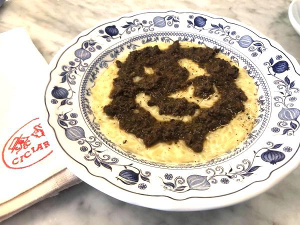 A volte ritornano: Risone e curada della Trattoria Ciciarà