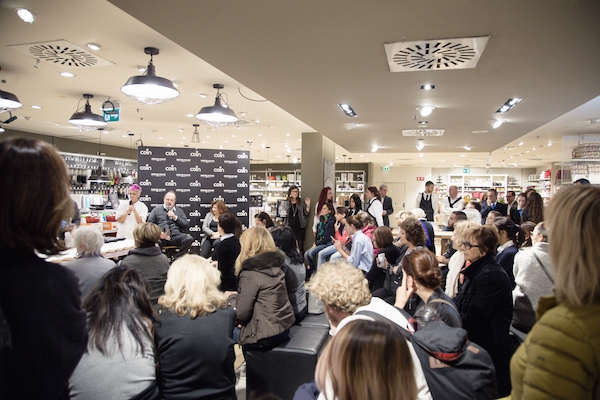 Photogallery






BARI. A curious audience in the Coin store in Via Noicattaro, inside shopping centre Casamassima









BARI. The speakers with Paolo Marchi were Felice Sgarra (in the photo), chef at restaurant Umami in Andria and Vincenzo Del Monaco of Bottega del Monaco in Grottagle (Taranto)









BARI. Felice Sgarra cooked a Cream of black chickpeas from Murgia with red prawn from Gallipoli and raspberry









BERGAMO. Three pillars from the Cerea family spoke at Coin: next to Paolo Marchi, there’s signora Bruna and her children Rossella and Chicco









BERGAMO. Chicco Cerea prepared a...









BERGAMO. ...Chestnut polenta with spicy tomato and pecorino









CATANIA. In Catania, the event took place on the third floor of Spazio Cargo Etc. inside Coin in Via Etnea 116/124 with Corrado Assenza of Caffè Sicilia in Noto, Paolo Marchi and Bianca Celano of restaurant QQucina in Catania









CATANIA. Bianca Celano









Grilled octopus on emulsion of hazelnuts from Etna, beetroot gnocchetti with Mielarò, wild fennel and sea urchin sauce by Bianca Celano









CATANIA. Corrado Assenza, Bianca Celano and Paolo Marchi









NAPLES. This was the dish presented at Coin Napoli on the 4th floor of Spazio Cargo Etc., in Via Scarlatti 90/98. It’s a soup with eight beans, sconcigli and porcini by Marianna Vitale of restaurant Sud in Quarto (Naples)









NAPLES. With Marianna Vitale and Paolo Marchi – in the middle – there’s Elisabetta Moro (second to the right), professor of Cultural Anthropology and co-director at Medeat Research, the Centre for Social Researches on the Mediterranean Diet at Università degli studi Suor Orsola in Naples









NAPLES. Marchi, Vitale, Moro









NAPLES









ROME. The protagonists of the event at Coin, 3rd floor Spazio Cargo etc., in Piazzale Appio 7: Cristina Bowerman of restaurant Glass Hostaria and Laura Delli Colli, journalist and writer specialised in cinema






