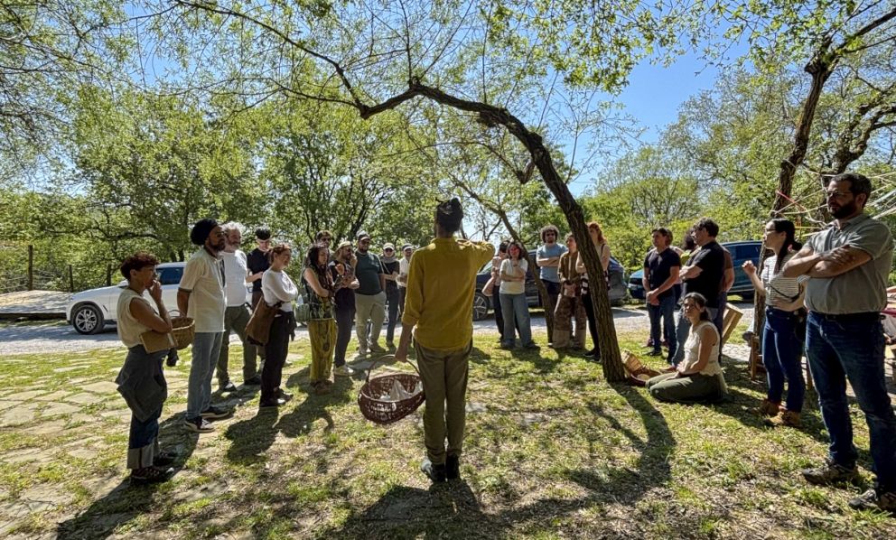 Erbe selvatiche, pane, cucina e comunità: sul Trasimeno con Alessandro Di Tizio