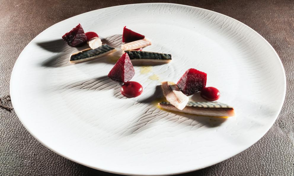 Sgombro Rapa Rossa Affumicata Salsa Di Rapa E Olio Al Finocchietto Selvatico