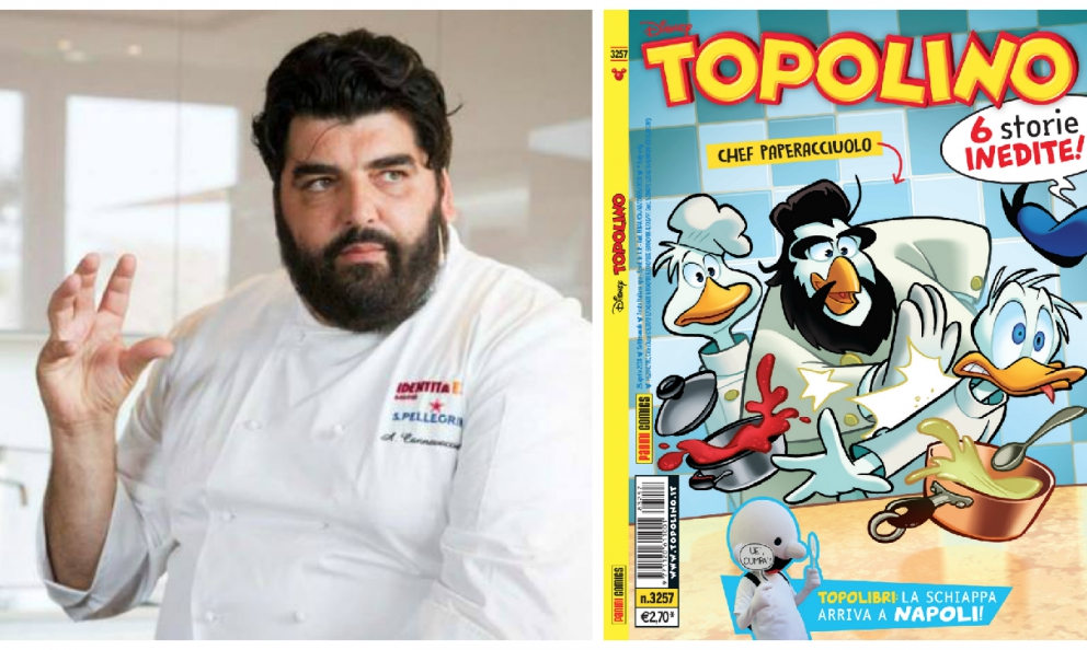 Cannavacciuolo va su Topolino: ecco lo chef Paperacciuolo