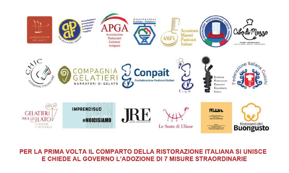 La ristorazione italiana si unisce e chiede sette misure essenziali per superare la crisi