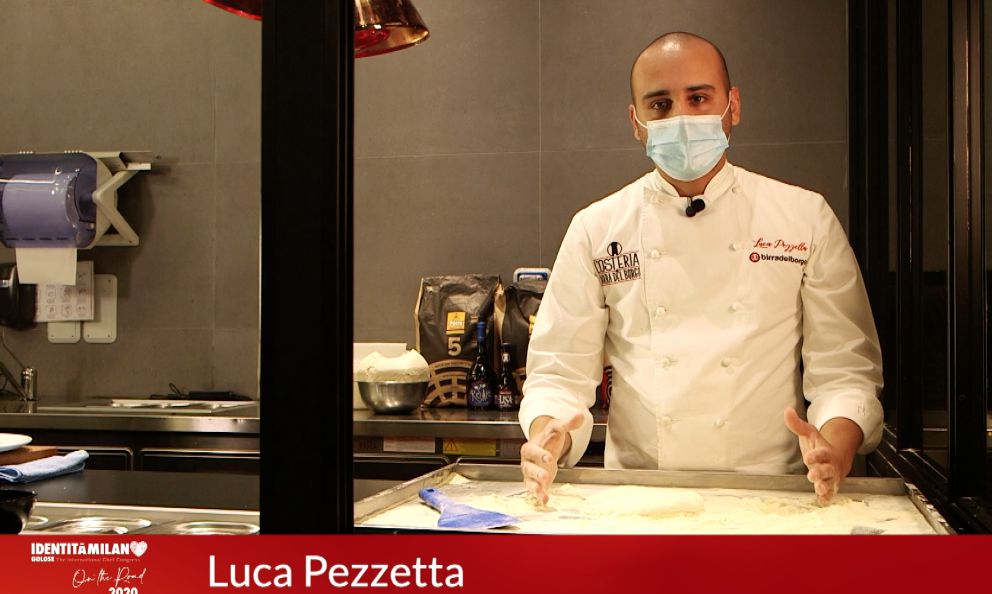 Luca Pezzetta: from playing with dough, as a child, to his delicious seafood pizzas