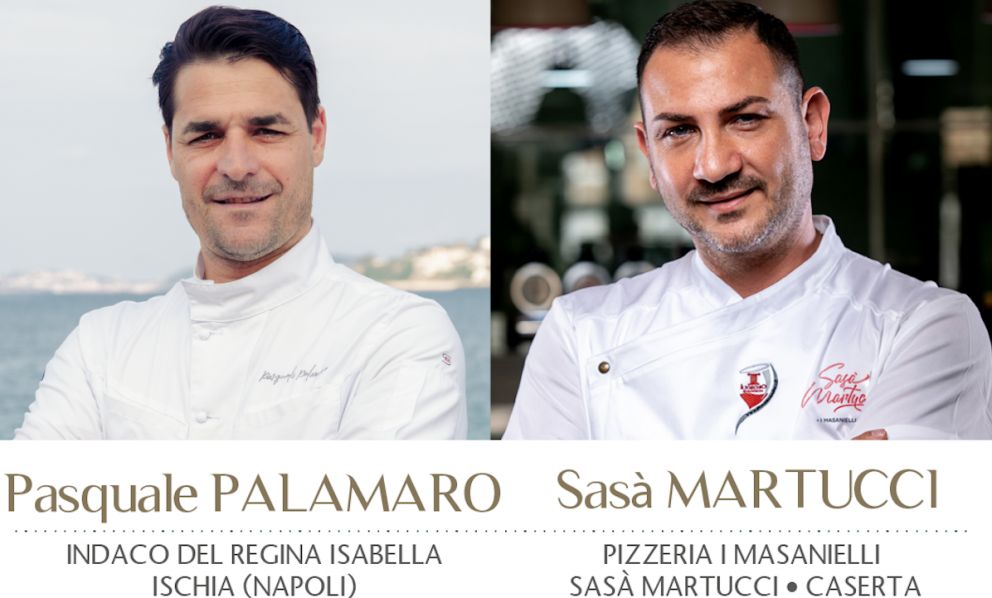 La Campania deliziosa di Pasquale Palamaro e Sasà Martucci, insieme all'hub per una cena speciale in collaborazione con Latteria Sorrentina