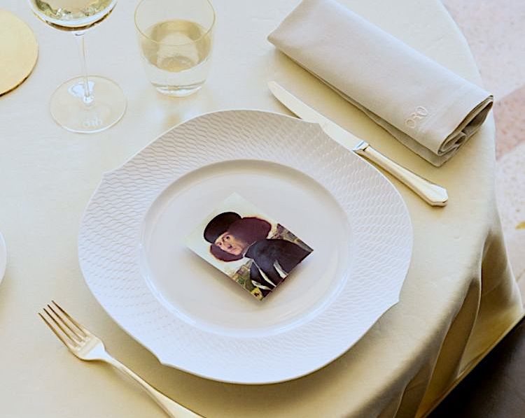 Carpaccio alla Cipriani 2.0, con lo splendido omaggio di Vania Ghedini