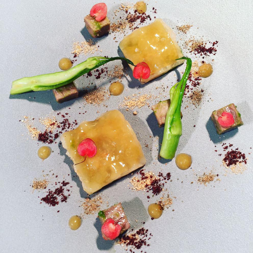 Photogallery






Together with the celebration, the report of a recent dinner at Imago inside hotel Hassler, with chef Francesco Apreda, much appreciated at Identità both professionally and as a person. As we said on the Guida Identità Golose 2017, "if you think about it, it’s a nice paradox: in the Eternal City, from the 6th floor of hotel Hassler, there’s a talented chef from Campania who makes you travel around the world for a few hours. There’s enough to make you forget the stereotype according to which Rome is so full of history it’s just concentrated on itself, and thus provincial". (Carlo Passera)









We start with Celeriac, peppers and ginger; Daikon with yuzu and black truffle; Radish with lime and gin: all in osmosis. There’s technique at the service of the creative mind, resulting in a debut that prepares the palate whetting the appetite. Followed by Egg in tempura, lime and fig mustard: delicious without trying hard to please









Foie gras and scones, Sweet Rain blend (2015): this, like most of the dishes by Apreda, is characterised by the blend of spices that originate from the chef’s long experience around the world (see also: I Sapori di Viaggio di Apreda). It was part of the "menu 10 anni"









Apreda with his blends. As we mentioned, the chef "interacts with the client, mixes territories and stories, draws from his experience in every continent and sums this up in spicy inspiration: he may add Napoli, Mumbai, and so on (he studied and defined a total of six aromas, each with a precise geographic origin: so it’s enough to add a pinch of London or New York. Your taste buds will be thankful "). The next dish, among the new ones in the menu, is truly fantastic: Seafood vegetable minestrone. One of the best, in a tasting menu that always has the highest quality. In this case potatoes, onion, celery, baby spinach, leek and parmigiano wafer meet a seafood broth made with kombu seaweed









Mozzarella di bufala INConsistenza, scapece di appiccatelli vesuviani, another voluptuous dish in the menu. Different textures of mozzarella (as a film, dehydrated, in a mousse, a sauce, in pieces, in gel...) with a pinch of Napoli, yet in the sense of a mix of herbs recalling the city









Scallop shabu in a carpaccio, yuzu and black truffle, turning upside down the litany of a mollusc often overused in fine dining, making its taste once again interesting. The photo, however, is of the Breaded scallops, shitake and black truffle, from 2007, in the anniversary menu: the same applies. The scallops filled with buffalo milk mozzarella, truffle and celery leaves had a different breading, instead of the classic Milanese style (breadcrumbs and flour) there’s now panko (Japanese breadcrumbs) and dry Indian rice flakes, while the sauce is made richer with shitake mushrooms: the dish, thus assembled, is served with a broth on the side, so as to enhance its textures. This is also Roberto E. Wirth’s favourite dish









Octopus and seaweeds, roots and Uma-Mia blend (2016): as in the case of the scallops, Apreda is never banal






