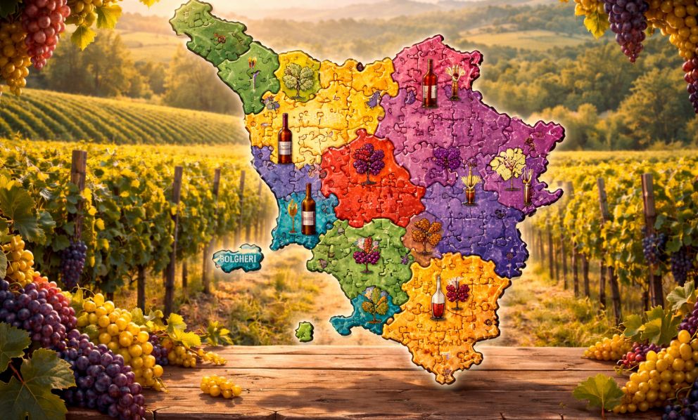 ​La Toscana del vino, un incredibile puzzle