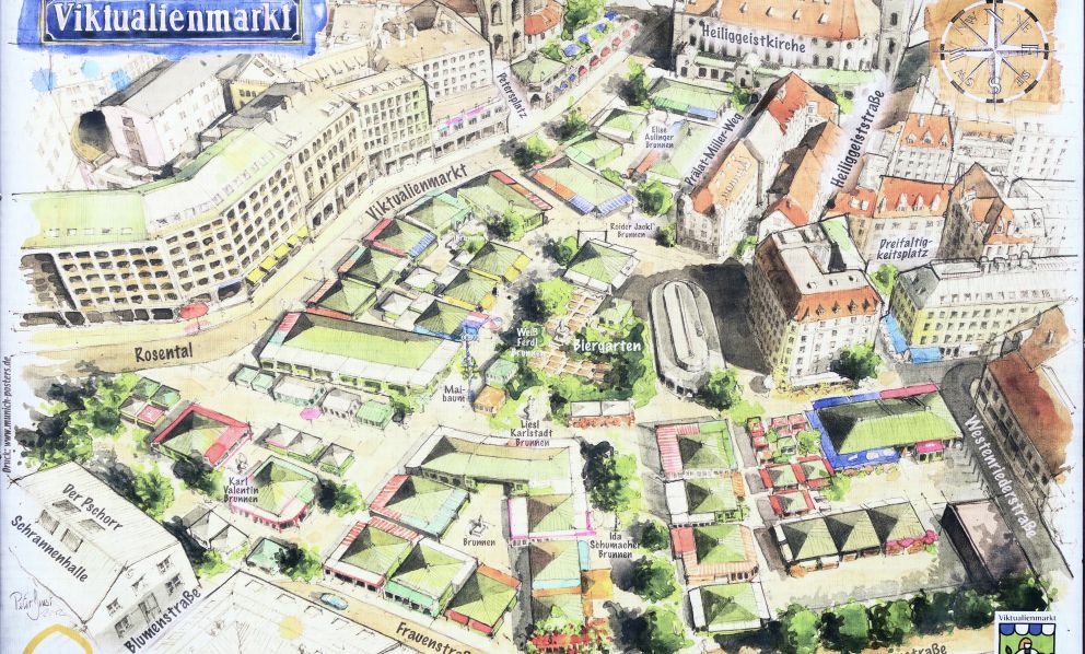 Al Viktualienmarkt, dove Monaco si racconta tra i banchi del mercato