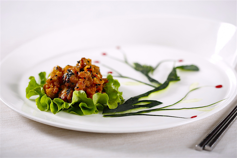 Photogallery






Mario Cornali, Collina, Almenno San Bartolomeo (Bergamo)

Stewed snails from Almenno, fumet of powdered corn from Prato – This dish is the consequence of the meeting with Andrea Togni, a young snail breeder from Almenno. I was inspired by the fact that I had an organic snail farm only two kilometres from home









Antonio Cuomo, Hostaria del Relais San Lorenzo, Bergamo

Dreaming… Cesar salad – We’ve rebuilt a great classic by changing all its textures, with water of Parmigiano, iceberg salad ice cream and confit tomato mousse









Giuliano Pellegrini, Lio Pellegrini, Bergamo

Salad with tripe, tuna, fried polenta, cucumber and white beans from Soragna – Tripe is a dish I wanted to change because I always had a good memory of it. My grandmother Alice made an excellent tripe stew...









Antonio Borruso, Umami, Bormio (Sondrio)

Neve al sole [Snow in the sun] – A dessert uniting saffron, litchi and a white chocolate mousse









Enrico and Roberto Cerea, Da Vittorio, Brusaporto (Bergamo)

Steamed king crab with hazelnut praliné and bottarga – An intriguing and delicious dish, where the white and reddish meat, firm and as sweet as honey, is finely matched by the sapidity of bottarga, much rougher and stronger. All this paired with the fattiness and crispiness of the best hazelnut in the world, the tonda gentile from Cortemilia









Nadia and Giovanni Santini, Dal Pescatore, Canneto sull'Oglio (Mantua)

Mountain potato cream with poached eggs, tuna bottarga, asetra royal caviar and capers – A great dish from Dal Pescatore’s tradition yet conceived and prepared by the new generation in the kitchen, that is to say by Giovanni Santini – photo by Culinaire Saisonnier-Dirk Kerstens









Enrico Bartolini, Devero, Cavenago di Brianza (Monza Brianza)

Risotto Arlecchino – Sauce below, rice on top. A return to the Baroque with a modern interpretation









Daniel Facen, Anteprima, Chiuduno (Bergamo)

Tuna salad with sour egg, purple potatoes and olive oil – It’s like a Salad Niçoise in which the tuna is seared and then cooled in water and ice. The purple potatoes have different textures, in pieces, as a small purée and dehydrated. The tomatoes are confit, the French beans are cooked with ultrasounds, the egg in vinegar and the oil is in a sugar capsule, with anchovies from the Cantabrian Sea









Davide Oldani, D’O, Cornaredo (Milano)

Milanese style apple marrow – Because it represents the tradition of a Milanese “dish” but with the lightness of good modern cooking









Stefano Cerveni, Due Colombe, Corte Franca (Brescia)

Warm spaghetti, scampi, sweet paprika and Calvisius Tradition caviar – Luxury and flavour in a dish full of careful simplicity. The service temperature at 40°C enhances the aromas of and the pleasure to the highest level









Fabio Abbattista, Leone Felice de L'Albereta, Erbusco (Brescia)

Lavarello alla mugnaia, tofeee di cavolfiore e calamondino - This dish is today the most explicit declaration of my cuisine: after 2 years discovering the territory of Franciacorta and thanks to the special relationship developed with <strong>Ferdinando Soardi</strong>, a fisherman in Monte Isola, I chose to give voice to the extraordinary freshwater fish, in this case lavaret









Silvio Salmoiraghi, Acquerello, Fagnano Olona (Varese)

Stewed sturgeon – We love this dish made with sturgeon because it represents the use of freshwater fish in Italy. It’s a version of the sturgeon prepared in Ferrara









Riccardo Camanini, Lido 84, Gardone Riviera (Brescia)

Double buttons with ricotta, anchovies, lemon and turnips – This dish appeared in the menu two weeks ago: it is minimalistic, simple, clean. It offers the classic flavour of ricotta, lemon and anchovies but doesn’t play only with the roundness because it includes the “crispiness” of the turnips. These vegetables, by nature, have irregular fibres; this irregularity can thus be sensed when chewing, and it’s unusual. It’s a double button because it has one slice of turnip below and one on top, and in between there’s the button which is visible – between the translucent slices of turnip – and ready to burst in the mouth









Stefano Baiocco, Villa Feltrinelli, Gargnano (Brescia)

Piglet from Orvieto "alla diavola" – With a cream of wild herbs. The palate is intrigued by the fat and acid notes, the bitter leaves and the spicy touches, the soft and crispy parts...









Fabrizio Ferrari, Al Porticciolo 84, Lecco

Pache Felicetti, grilled scarpette, armoricaine sauce, puntarelle, dried sweet potato and powdered tarragon – Fireworks for the palate lasting all year long!









Alberto Buratti, Koinè, Legnano (Milan)

Rice spaghetti in cagnone – A local classic, cagnone becomes the seasoning for homemade rice spaghetti









Marco Ambrosino, 28 Posti, Milan

Chiajozza – Squilla mantis, oil aromatised with maritime pine tree, sea urchin ice cream, cabbage. A symbol of my origins (Chiajozza is the bay in Procida where I was born)









Vittorio Fusari, Al Pont de Ferr, Milan

Smoked eel from Cabras, daikon, beetroot essence and hazelnut brittle – A recipe from the new menu in which I wanted to enclose my themes. I choose an ingredient, namely eel from Cabras, which comes from sustainable farms, an important form of virtuous economic development. I then use the small agricultural products from the Parco Sud Milano, an agricultural format that is awakening, safeguarding land. Food is the first medicine and daikon is an emblem of this









Viviana Varese, Alice, Milan

Homage to Ángel León - Ángel León, Michelin starred chef from Andalusia, is the only chef in the world to have found the way to extract plankton. I’ve been at his restaurant in El Puerto de Santa Maria, near Cadiz, and his use of plankton when cooking inspired me so this “tribute” was born as a risotto with plankton with a very thick squid broth, a light aioli sauce, garnished with lime and fried squid. I’m proud of this dish because you can taste the sea, and then I discovered a new ingredient I didn’t know: plankton, which in Greek means "vagabond" because it is formed by those organisms that are passively moved by the currents and the waves. When we serve this risotto we used an underplate which is a microscope photo of plankton taken by two marine biologists, brothers Sardet, who are two experts in the field









Matteo Torretta, Asola, Milan

Beef maxi bon with pappa al pomodoro – An evocative dish, with childhood memories and tradition









Hirohiko Shimizu, Basara, Milan

Squid tagliatelle with red prawns, scallops, sea urchins, caviar with olive oil and yuzu juice – I was inspired by spaghetti with seafood. I wanted to make a dish only using raw fish






