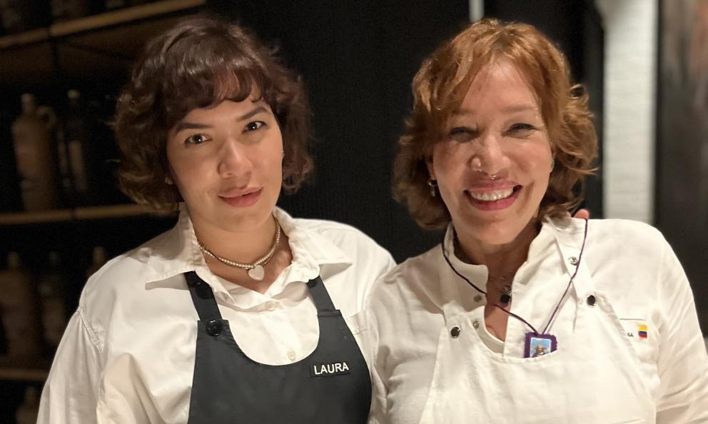 Laura Hernández-Espinosa e Leonor Espinosa, madre e figlia, trascinatrici della nuova scena gastronomica di Bogotà, capitale della Colombia
