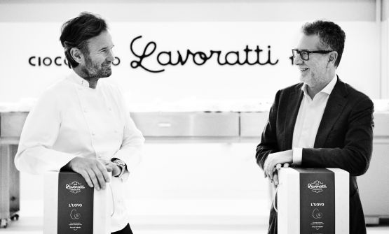 Carlo Cracco + Fabio Fazio + Lavoratti: alleanza golosa per le uova di cioccolato (e non solo)