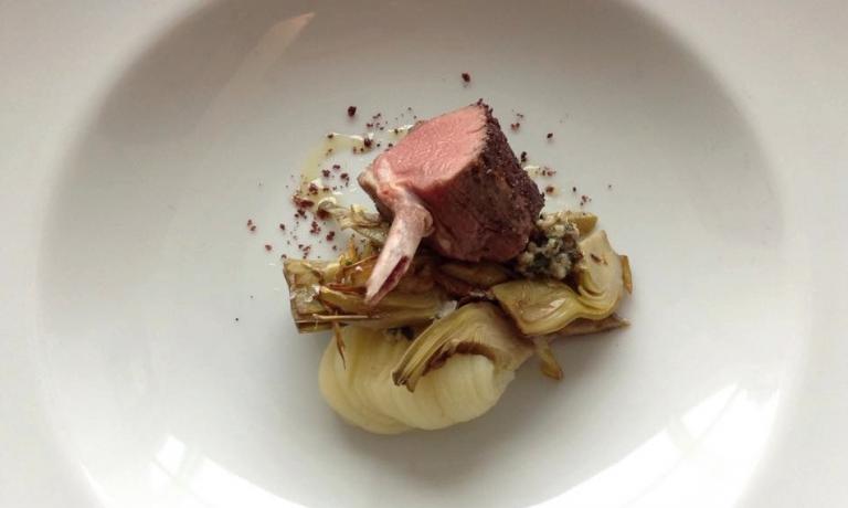 Cristina Bowerman's lamb and artichokes