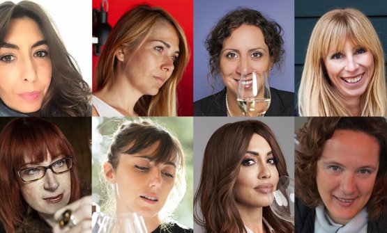 Le etichette per le feste delle donne del vino