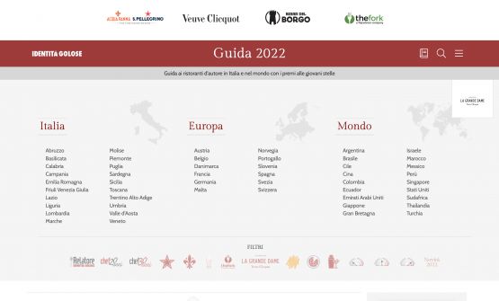 Tutti i 218 ristoranti novità della Guida di Identità Golose 2022