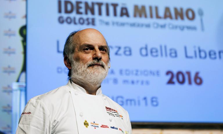 Corrado Assenza, gigante della cultura gastronomica italiana (foto Brambilla/Serrani)
