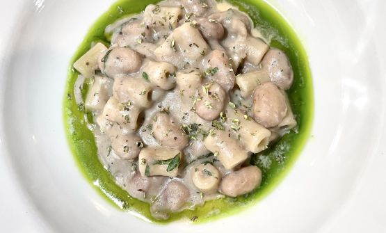 Una Pasta e fagioli magistrale, all'Hostaria calabrese che fa parlare di sé