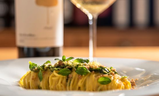 Irpinia da gustare, nell'insegna che narra deliziosamente questo crocevia di storie, ritorni e sapori