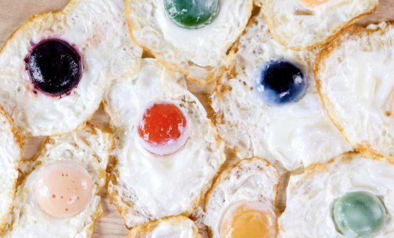 La reinvenzione delle uova fritte, al Disfrutar di Barcellona
