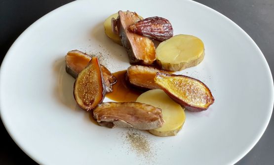 L’estate a tavola: Petto di oca, patate all’alloro e fichi di Anna Barbina