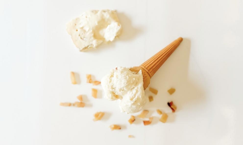 Il elgato Gorgonzola e pere caramellate di Nughen