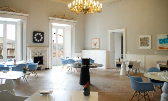 Una delle sale del ristorante