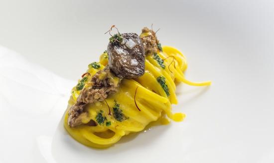 Lo speciale Spaghetto Milano di Andrea Ribaldone (foto Giorgio Annone)