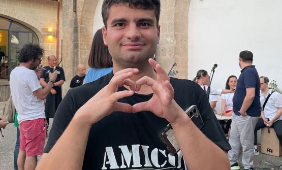 Federico Antinori, commis di sala della Trattoria de Gli Amici, a Trastevere