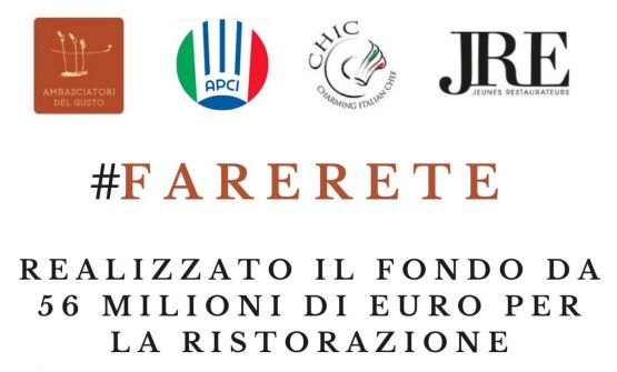 Ufficiale: approvato il fondo per la ristorazione, arrivano 56 milioni di euro. Un successo di #FareRete