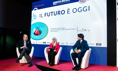 Sul palco del Congresso, Alcide Leali e Salvatore Pagano hanno dialogato con Elisabetta Canoro  per fare il punto sulle tendenze e i punti di forza dell’accoglienza Made in Italy
