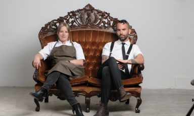 Danish Kamilla Seidler and Italian-Venezuelan Michelangelo Cestari, respectively head chef and ceo at restaurant Gustu in La Paz, Bolivia, opened in 2012 and today at number 17 in the World's 50 Best Latin America. Born from an idea of Danish entrepreneur Claus Meyer, co-founder of Noma and the New Nordic Cuisine, Gustu is a project that goes much beyond the restaurant. This is why it’s in the finals of the Basque Culinary World Prize, an acknowledgement created to reward the chefs who want to improve society
