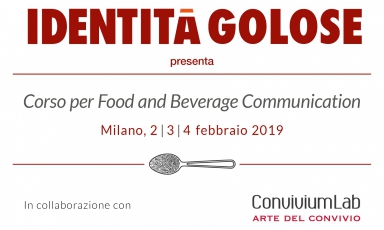 Mancano pochissimi giorni alla chiusura delle iscrizioni al corso organizzato da Arte del Convivio - Convivium Lab con Identità Golose. Si articolerà in tre giorni di full immersion, dal 2 al 4 febbraio 
