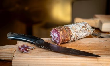 Il miglior salame affumicato del Friuli Venezia Giulia è quello di Ida Zolli di Carpacco di Dignan. Tutte le foto sono a cura di Denis Blasarin
