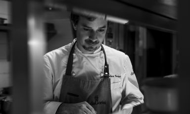 Gianluca Gorini, pesarese classe 1983, da settembre 2017 al timone di daGorini a San Piero in Bagno (Forlì-Cesena), una stella Michelin

