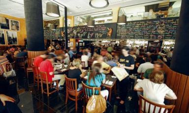 Bar da Dona Onça, nel Centro di San Paolo, aveni