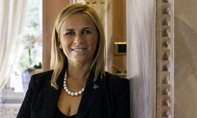 Cinzia Primatesta Cannavacciuolo, nata a Omegna, sul lago d'Orta, da una famiglia di imprenditori dell'hotellerie. Ieri è arrivato l'annuncio sulla prima data di riapertura di Villa Crespi: venerdì 29 maggio a cena
