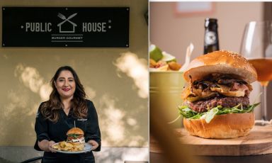 Ornella Buzzone di Public House - Burger Gourmet a Caserta e il suo Hamburger Montanaro
