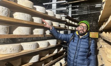 Michele Gortani&nbsp;di&nbsp;Fattoria Gortani&nbsp;nelle&nbsp;Cave del Predil,&nbsp;frazione del comune di Tarvisio (Udine)
