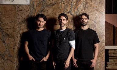 Sang Jeong (sous chef), Virgilio Martinez (chef patron) e Nicanor Veira (resident chef) di Olluco, il nuovo ristorante moscovita del cuoco peruviano

