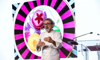 Massimo Bottura, Osteria Francescana (Modena, and much more) on Monday 27th September, Identità Milano. Photo Brambilla/Serrani
