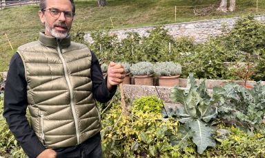 Andreas Caminada, 45 anni, dal 2003 proprietario con la moglie Sarah di Schloss Schauenstein a Fürstenau, in Svizzera, ristorante con 3 stelle Michelin. Cura anche la linea di cucina di Casa Caminada, OZ e delle 4 insegne Igniv a St. Moritz, Bad Ragaz, Zurigo e Bangkok
